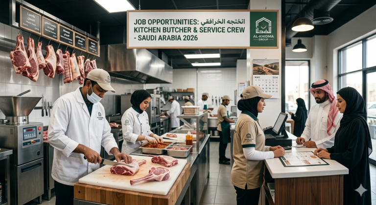 Job At Kitchen Butcher & Service Crew 2026 In Saudi Arabia