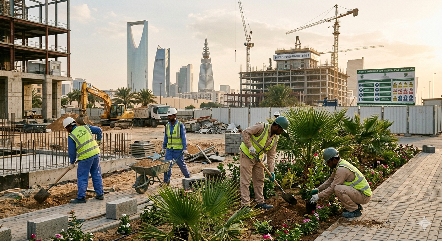 Job At Labor Gardner And Construction In Saudi Arabia