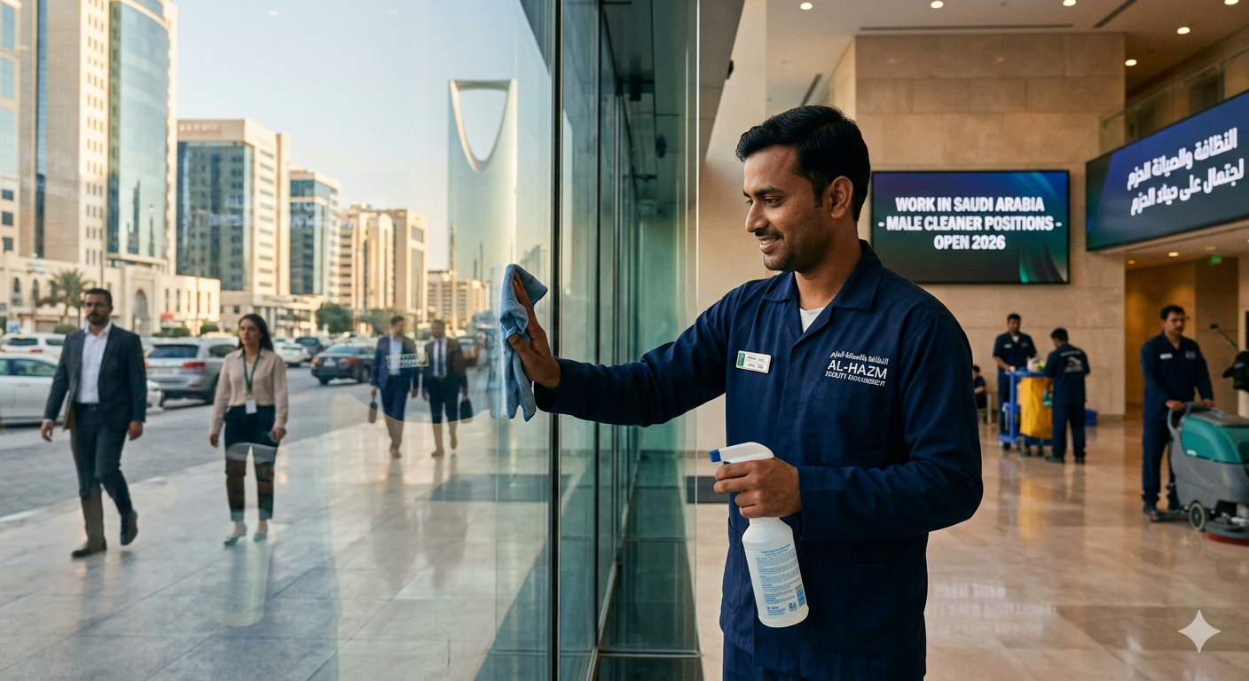 Job At Male Cleaner 2026 In Saudi Arabia