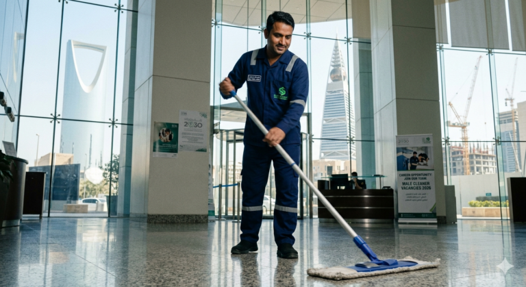 Job At Male Cleaner Career Opportunity In Saudi Arabia 2026