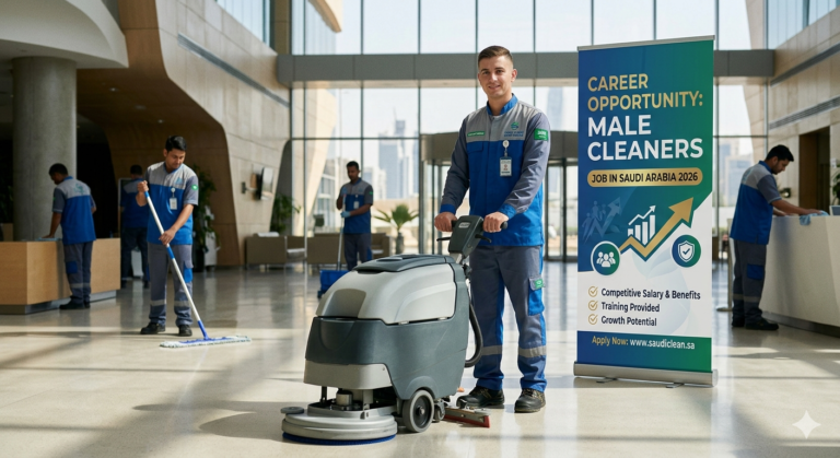 Job At Male Cleaner Career Opportunity In Saudi Arabia 2026