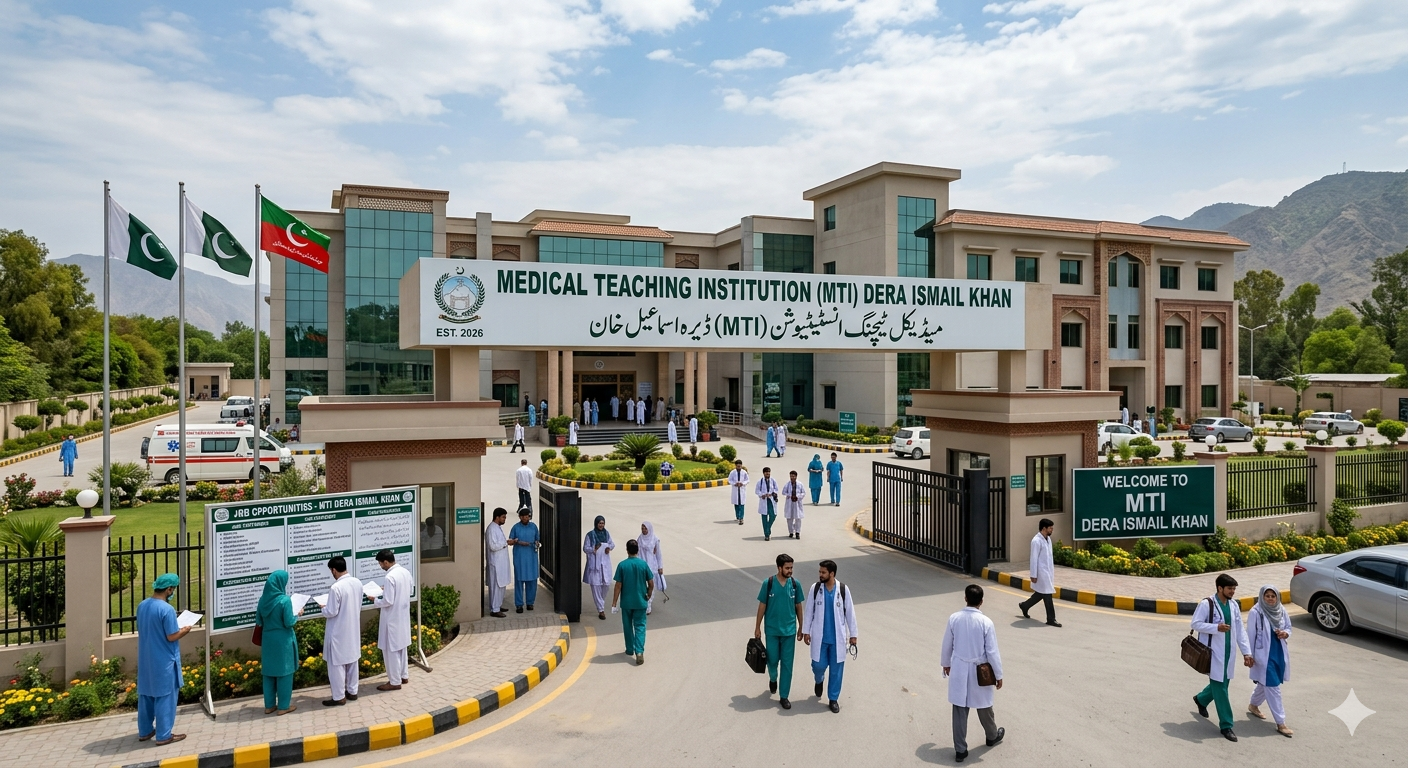 Job At Medical Teaching Institution MTI Dera Ismail Khan In 2026