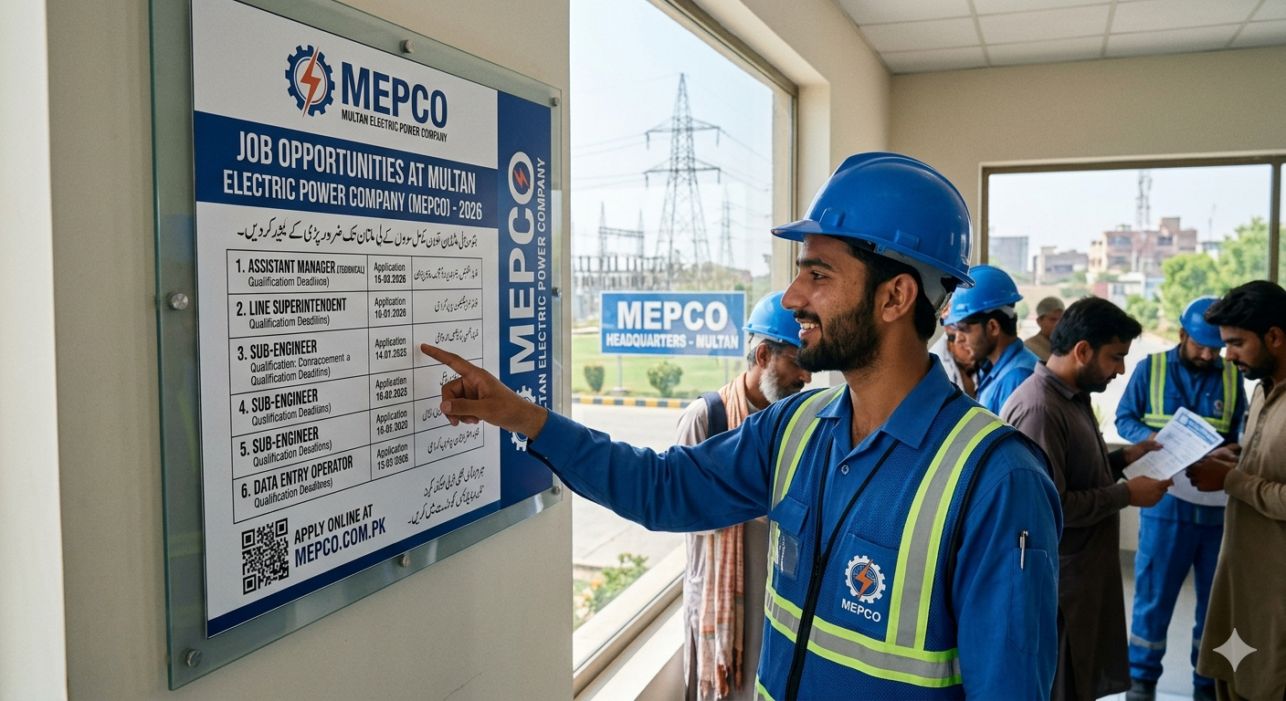 Job At Multan Electric Power Company MEPCO In 2026