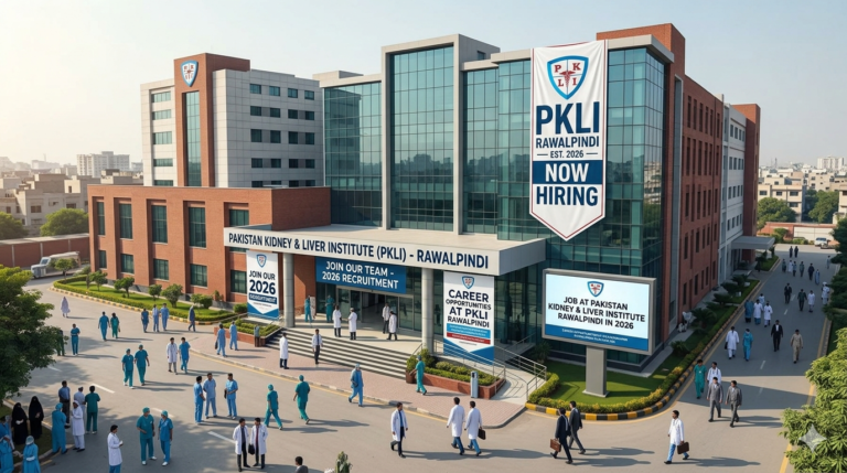 Job At Pakistan Kidney & Liver Institute Rawalpindi In 2026