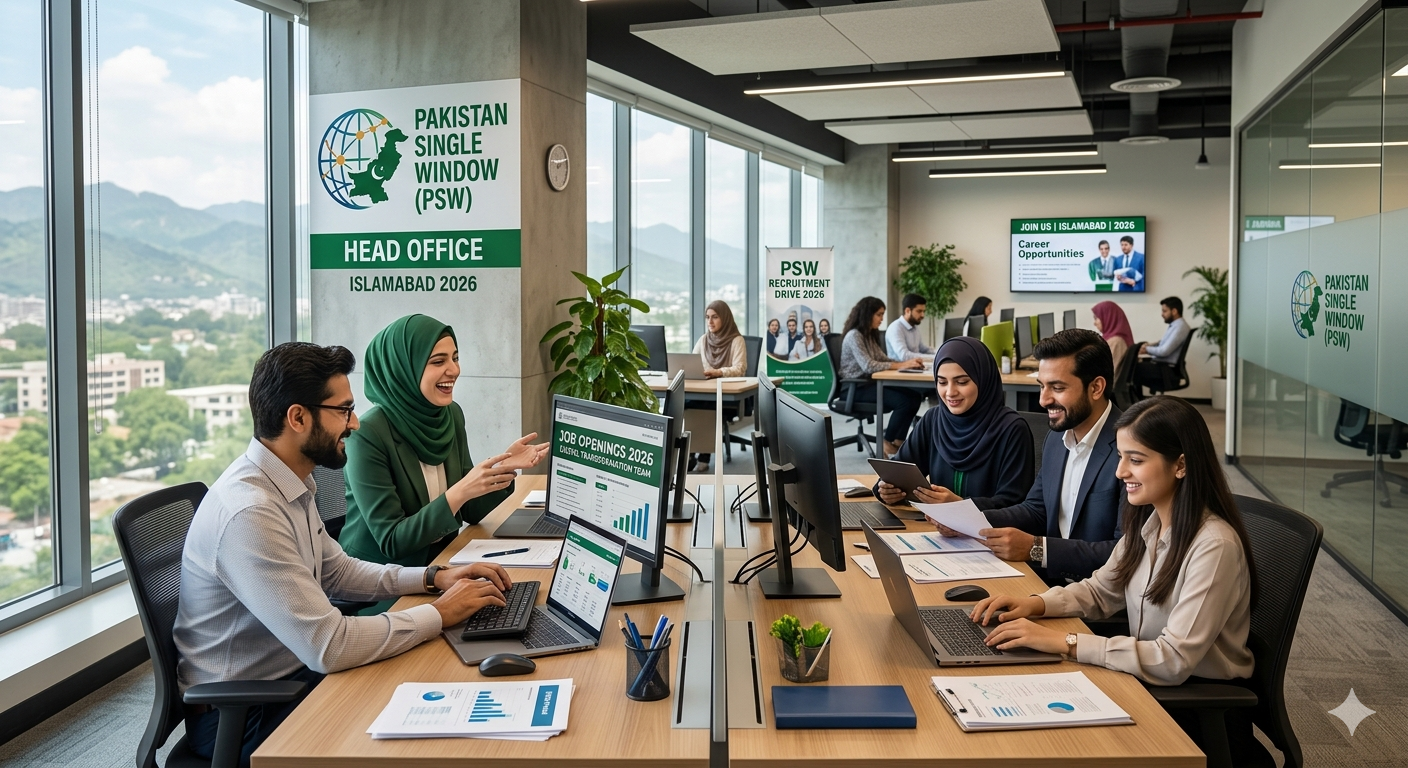 Job At Pakistan Single Window PSW Islmabad In 2026
