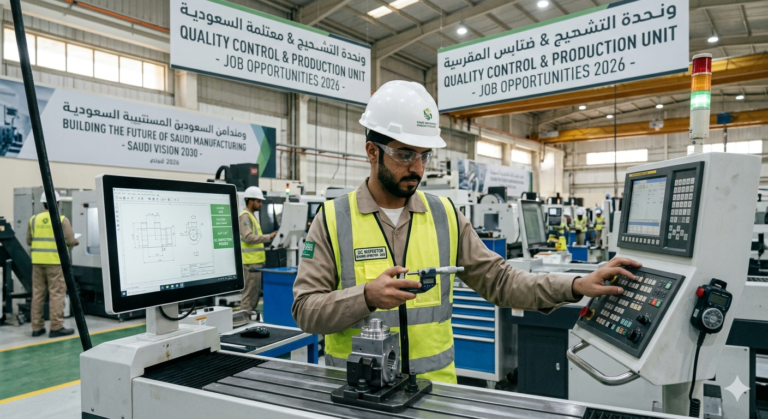 Job At QC Inspector Quality & Machine Operator 2026 In Saudi Arabia