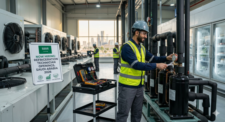 Job At Refrigeration Technician Open In Saudi Arabia 2026
