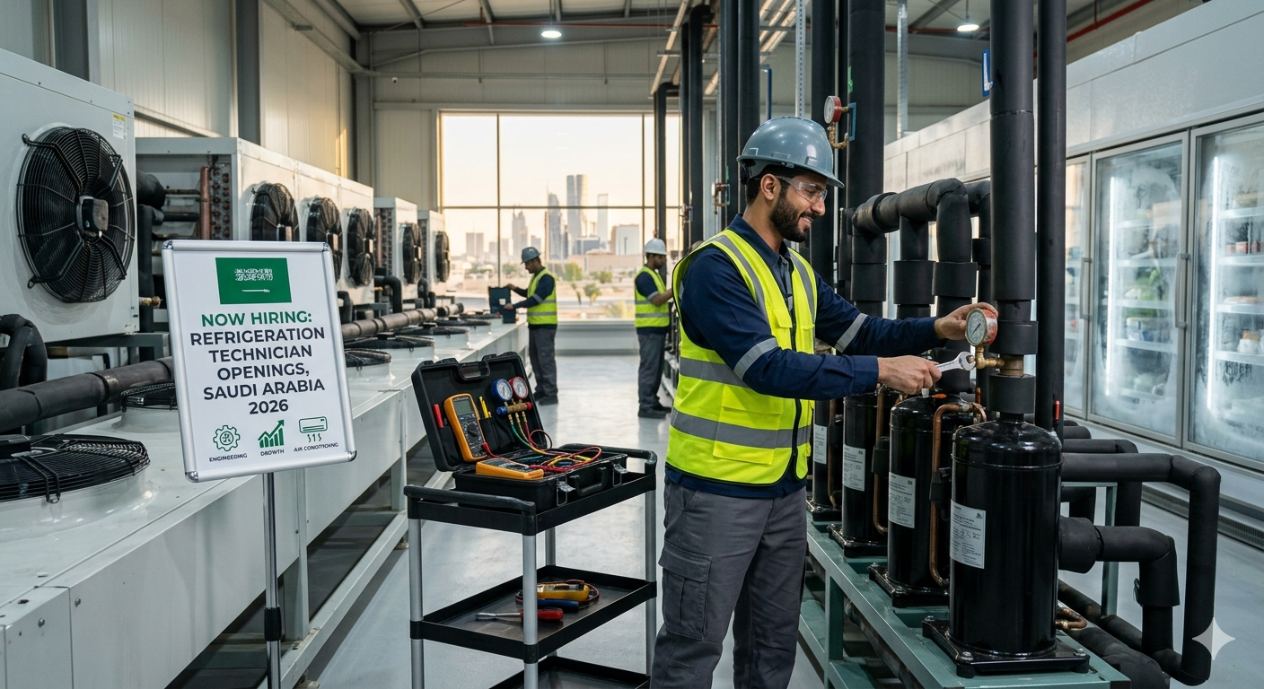 Job At Refrigeration Technician Open In Saudi Arabia 2026