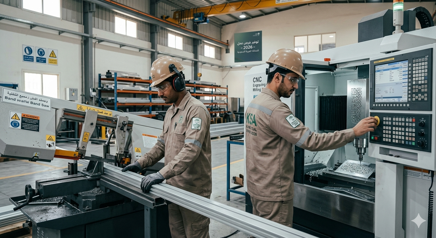 Job At Saw Operator & CNC Engraving Machine Operator 2026 In Saudi Arabia