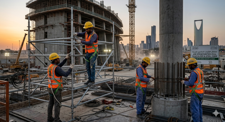 Job At Scaffolder & Steel Fixer 2026 In Saudi Arabia