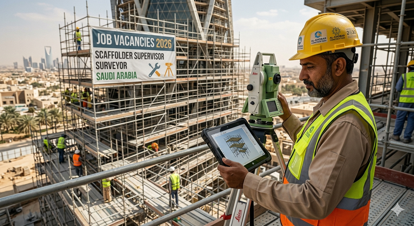 Job At Scaffolder Supervisor & Surveyor 2026 In Saudi Arabia