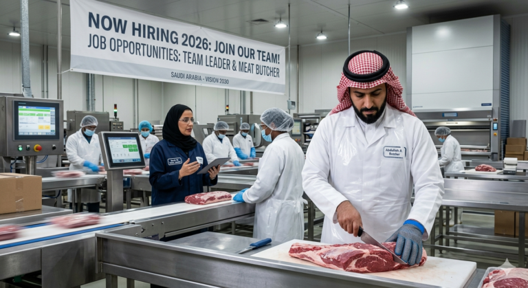 Job At Team Leader & Meat Butcher 2026 In Saudi Arabia