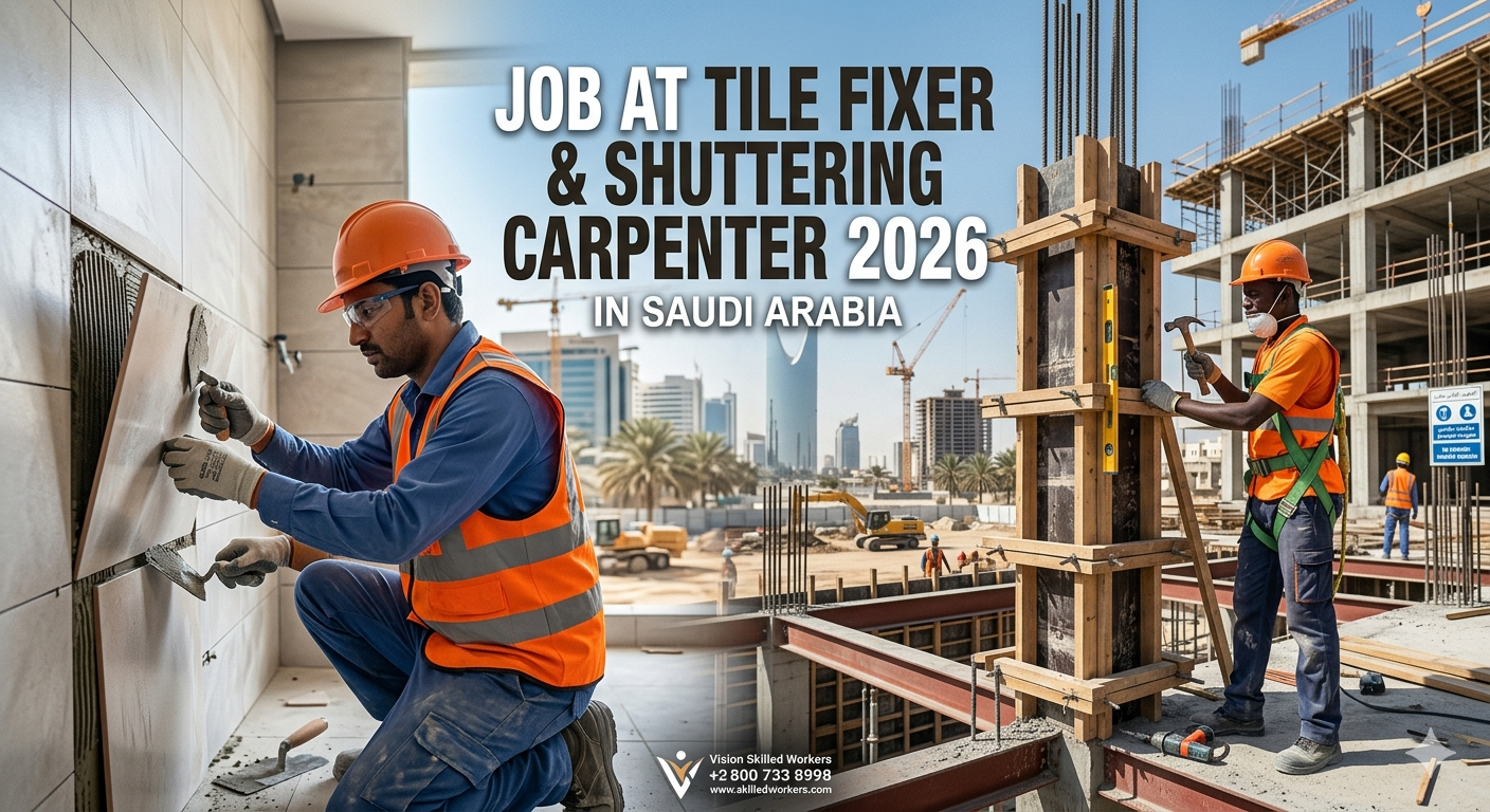 Job At Tile Fixer & Shuttering Carpenter 2026 In Saudi Arabia