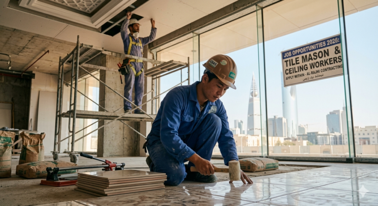Job At Tile Mason & Ceiling Worker 2026 In Saudi Arabia