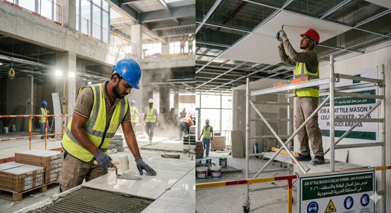 Job At Tile Mason & Ceiling Worker 2026 In Saudi Arabia