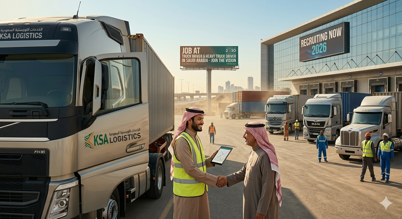 Job At Truck Driver & Heavy Truck Driver 2026 In Saudi Arabia