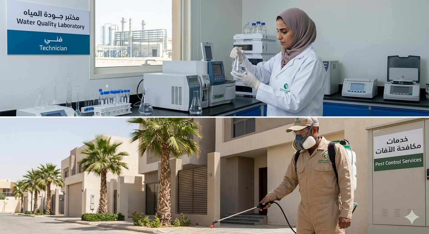 Job At Water Laboratory Technician & Pest Control Technician In Saudi Arabia