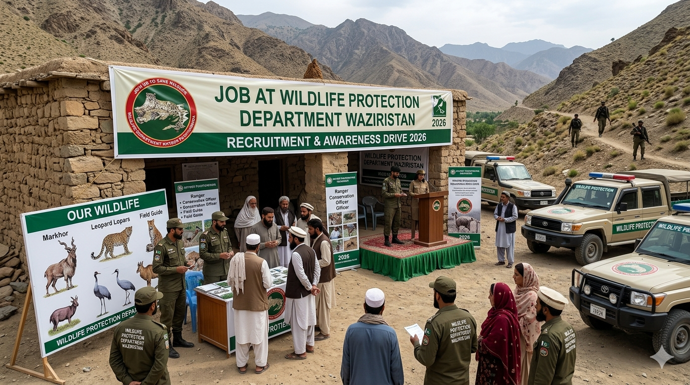 Job At Wildlife Protection Department Waziristan In 2026
