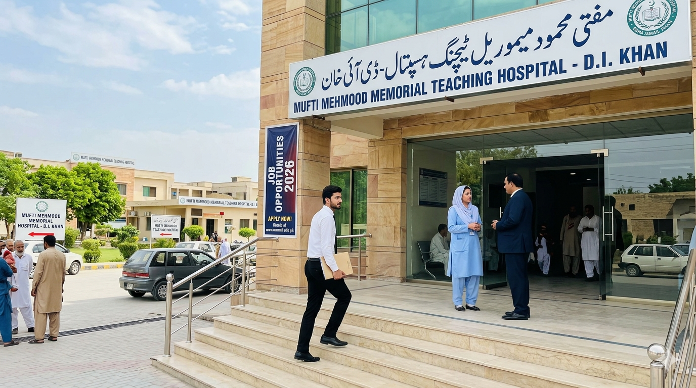 Job At Mufti Mehmood Memorial Teaching Hospital DI Khan In 2026