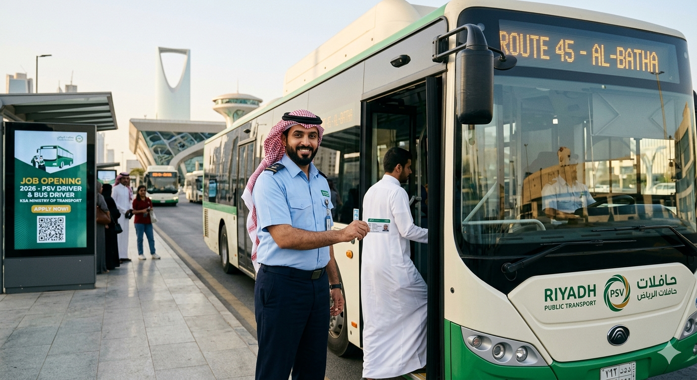 Job at PSV Driver & Bus Driver 2026 In Saudi Arabia