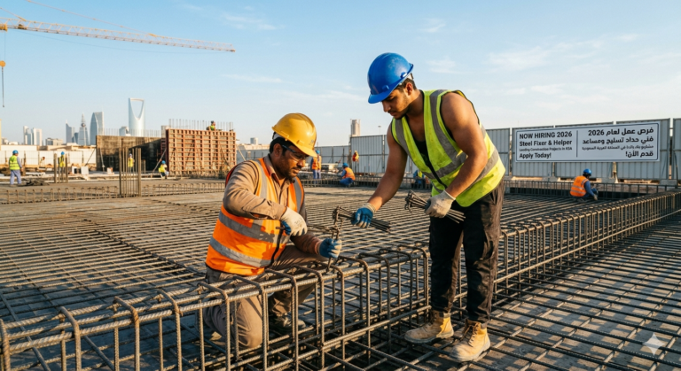 Job at Steel Fixer & Helper 2026 In Saudi Arabia