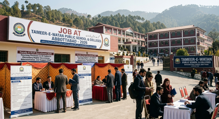 Job At Tameer E Watan Public School & Colleges Abbottabad In 2026