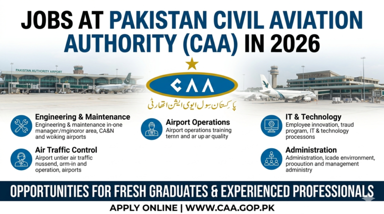 Jobs At Pakistan Civil Aviation Authority CAA In 2026