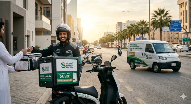 Job At Food Delivery Driver & Delivery Driver  2026 In Saudi Arabia