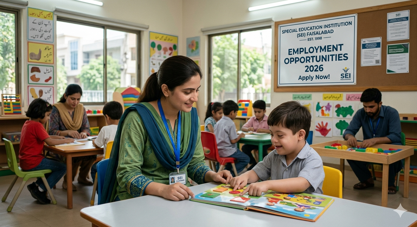 Job At Special Education Institution SEI Faisalabad In 2026