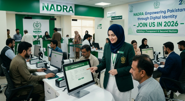 Job At National Database & Registration Authority NADRA In 2026