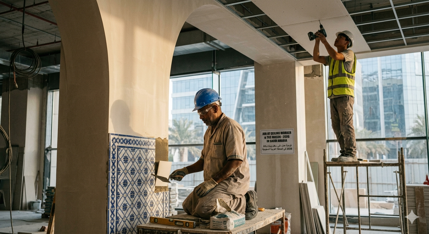 Job At Ceiling Worker & Tile Mason 2026 In Saudi Arabia