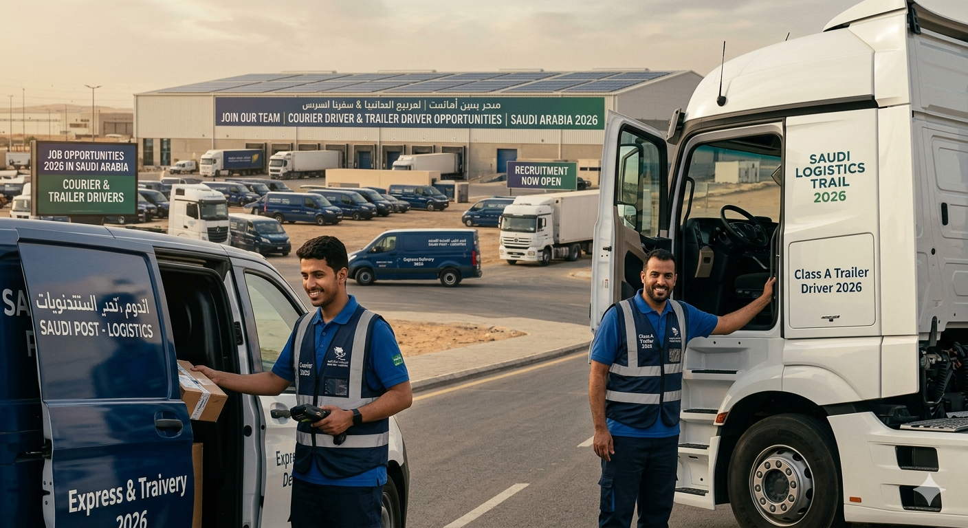 Job At Courier Driver & Trailer Driver 2026 In Saudi Arabia
