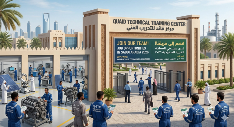 Job At Quaid Technical Training Center Saudi Arabia In 2026