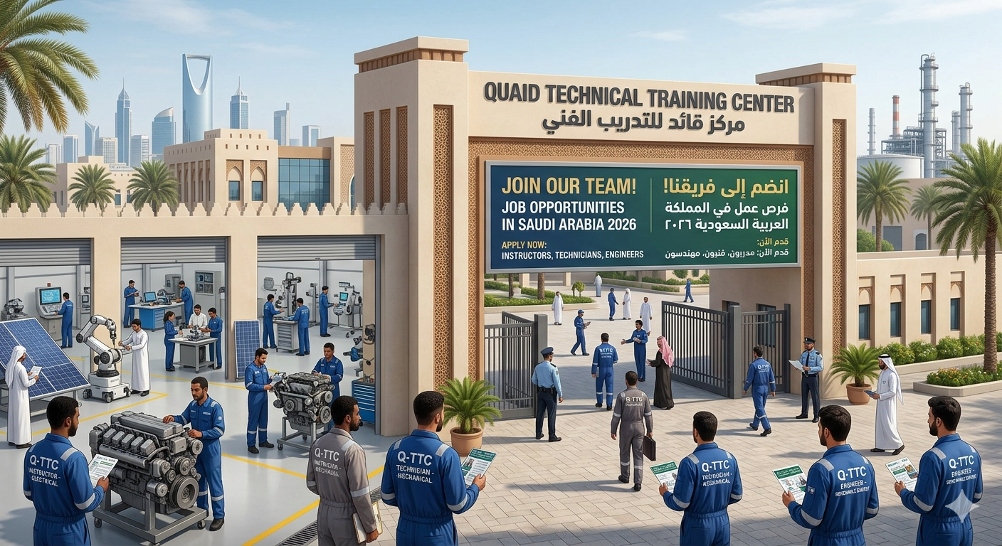 Job At Quaid Technical Training Center Saudi Arabia In 2026