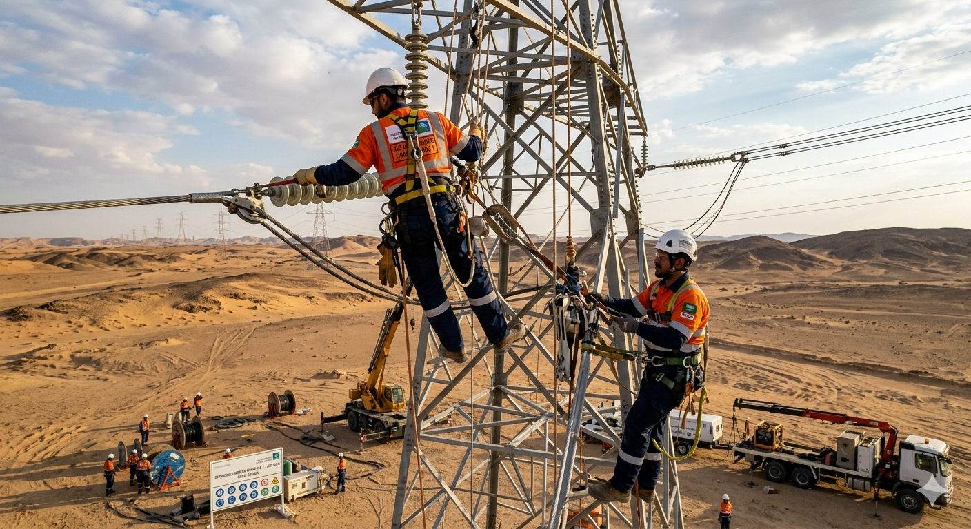 Job At Stringing Lineman Grade 1 & Stringing Lineman Grade 2 2026 In Saudi Arabia