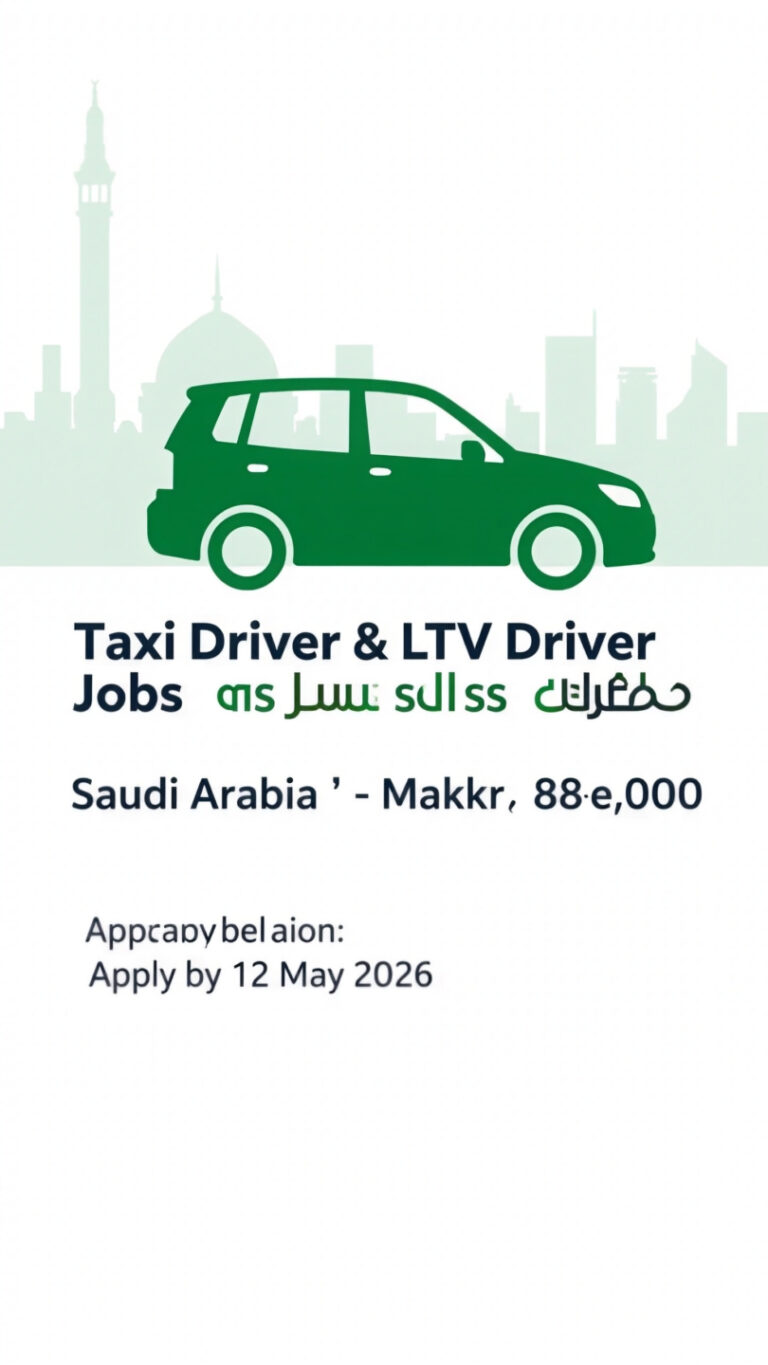 Job At Taxi Driver In Saudi Arabia 2026