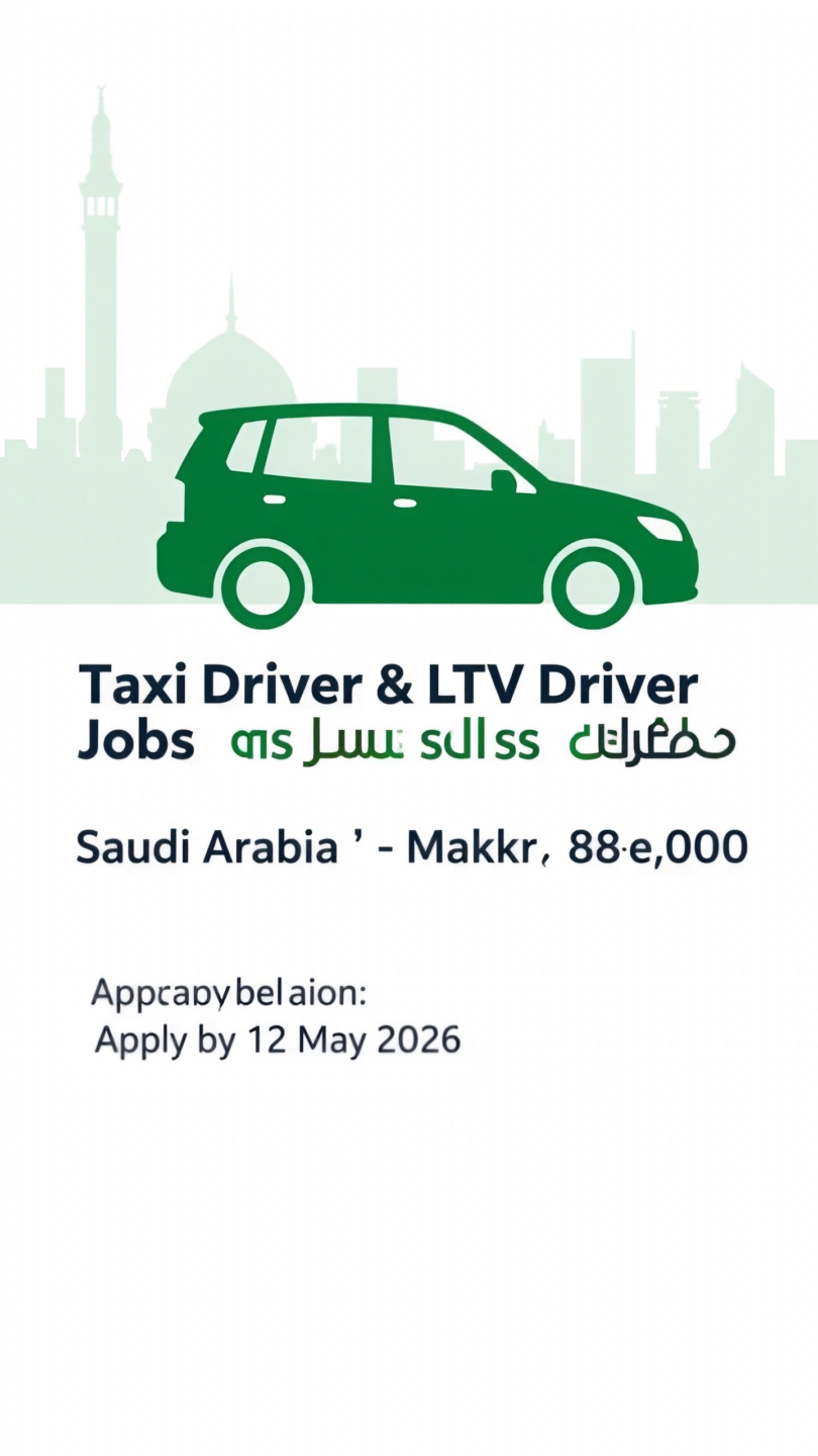 Job At Taxi Driver In Saudi Arabia 2026