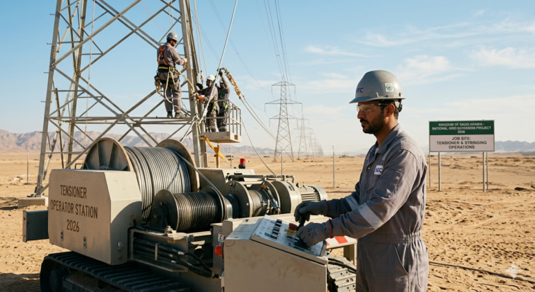 Job At Tensioner Operator & Stringing Lineman  2026 In Saudi Arabia