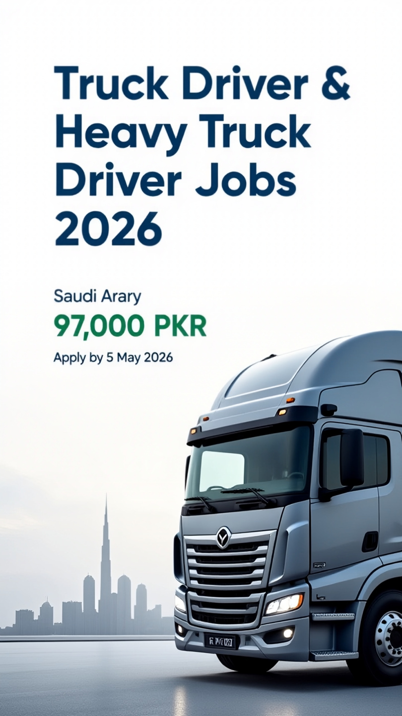 Job At Truck Driver & Heavy Truck Driver 2026 In Saudi Arabia