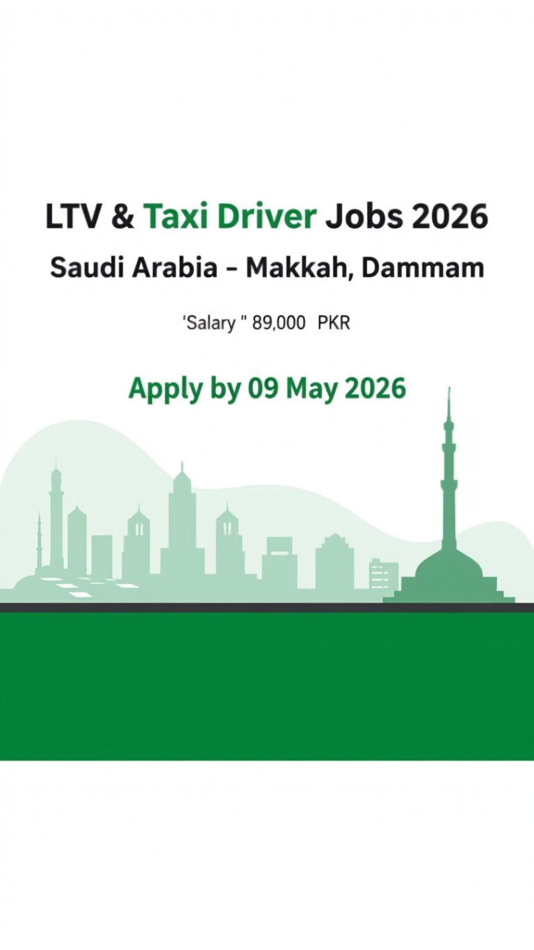 Job At LTV Driver & Taxi Driver 2026 In Saudi Arabia