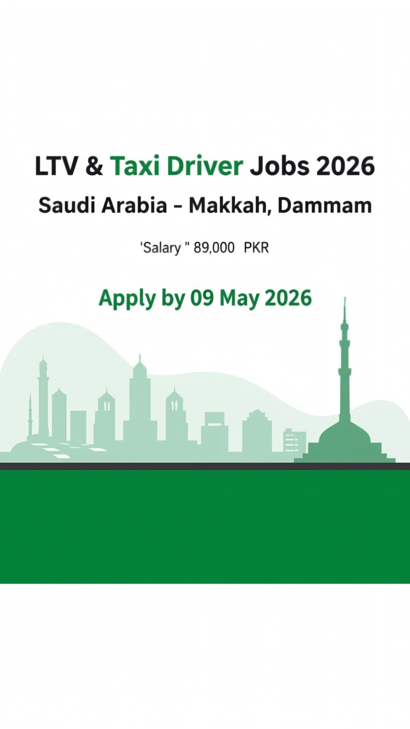 Job At LTV Driver & Taxi Driver 2026 In Saudi Arabia